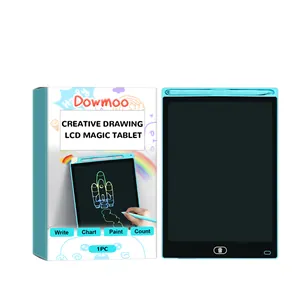 Cyanfarbenes 8,5-Zoll LCD-Schreibtablet für Kinder mit kreativem Zeichenstift und Box
