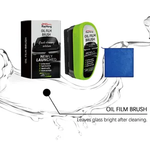RayHong car glass oil film brush cleaning kit with microfiber cloth and 150ml solution