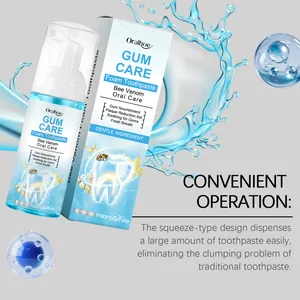 Vue détaillée de la conception pratique de la pompe pour le dentifrice à la mousse.