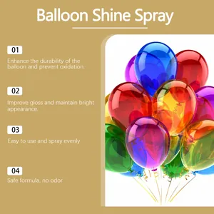 Detail die de voordelen van ballonglansspray toont voor glans en oxidatiepreventie.