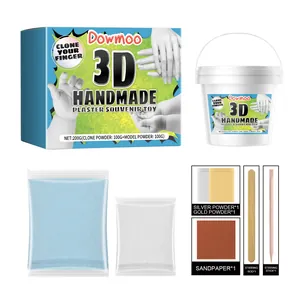 Dowmoo 3D handmade DIY plaster casting kit for creating unique hand and finger souvenirs