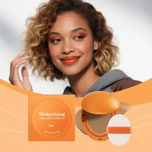 Fondotinta Cushion Correttore Idratante Tonalità Tan Finitura Opaca a Lunga Durata Leggero Traspirante Copertura Totale Trucco Donna