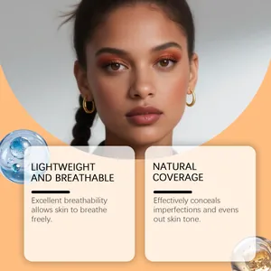 Dettaglio del fondotinta cushion idratante traspirante con copertura naturale