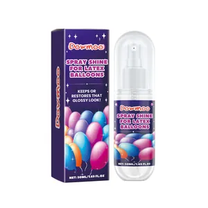 DOWMOO professional spray shine for latex balloons to restore long-lasting glossy look 50ml