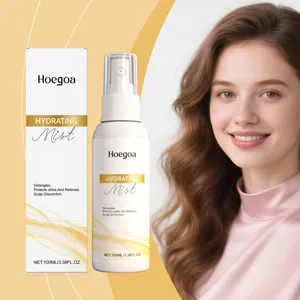 HOEGOA Hair Hydrating Mist Daily Nourishing Shine Smoothing Frizz Control Hair Care Spray For Dry Damaged Hair Women Scalp Treatment