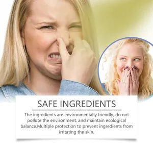 Detailansicht der sicheren und umweltfreundlichen Inhaltsstoffe des Stink-Sprays