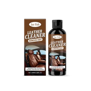 Nettoyant cuir Jue Fish 100ml pour sièges auto et meubles - Formule de Nettoyage