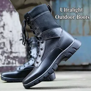 Botas tácticas de combate ultraligeras y transpirables para senderismo