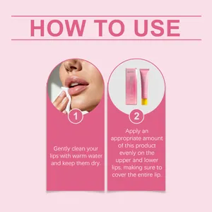 Grafica che mostra due passaggi per applicare il gloss labbra Zephoco SPF 40.