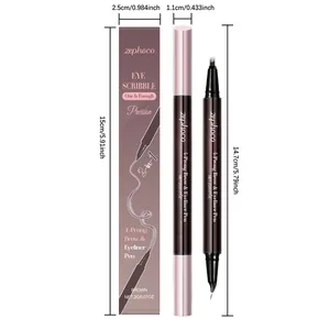 Guida alle dimensioni dettagliate per matita sopracciglia e eyeliner 2-in-1 marrone