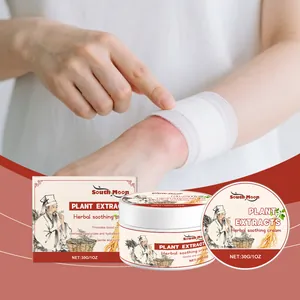 Crema calmante de hierbas para irritaciones cutáneas cuidado corporal hidratante