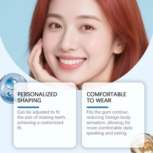 Detail view of moldable tooth care kit for personalized smile shaping and comfort