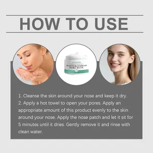 Instrucciones detalladas para aplicar la mascarilla para puntos negros y poros