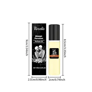 Dimensioni dettagliate della boccetta di olio profumato Midnight Pheromone 10ml