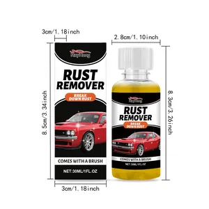 Detailed dimensions of RayHong 30ml multi-purpose rust remover for car and home use