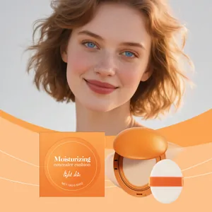 Fondotinta Cushion Idratante e Coprente Tonalità Chiara Texture Vellutata Finitura Naturale Trucco Viso a Lunga Durata