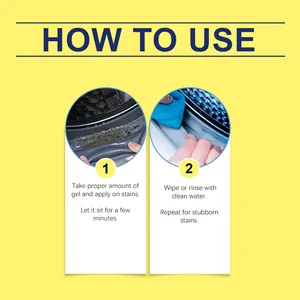 Instructions étape par étape pour utiliser le gel nettoyant anti-moisissure sur le joint