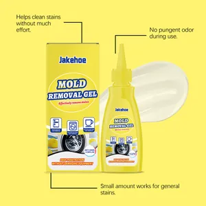 Détail de l'emballage du gel anti-moisissure avec frottis montrant sa texture crémeuse