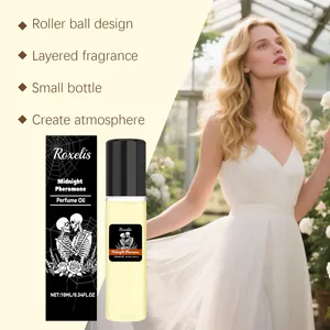 Olio di profumo ai feromoni di mezzanotte con design roller per una fragranza elegante