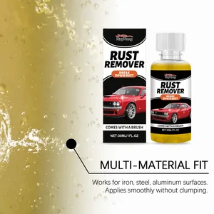 Effective Rayhong rust remover for iron, steel, and aluminum surfaces includes application brush