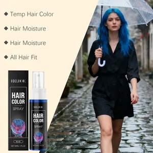 Professionelles blaues temporäres Haarfärbespray für lebendiges und feuchtigkeitsspendendes Styling