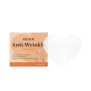 EELHOE Coussinets Anti-Rides Réutilisables En Silicone Forme De Coeur Pour La Poitrine Raffermissant Soin De La Peau Pour Femmes
