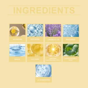 Gedetailleerd overzicht van de ingrediënten van de milde huidverzorgingsgel