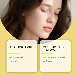 Close-up of healthy skin showing soothing care and moisturizing renewal benefits