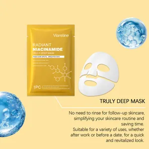 Maschera viso Viareline alla niacinamide per una routine di cura della pelle idratante