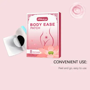 Detail des South Moon Body Ease Patches, das den einfachen Abziehvorgang zur Anwendung zeigt