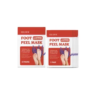 Maschera Esfoliante per Piedi alla Lavanda Maschera per Piedi per Riparazione Pelle Morta Secca Rimozione Calli Maschera Idratante Piedi