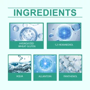 Panoramica dettagliata degli ingredienti nutrienti per la penna professionale cura delle unghie.