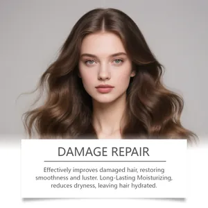 Detalle de cabello ondulado que muestra el efecto reparador de la espuma capilar.