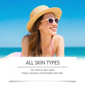 Strawberry tinted protective cream for all skin types, moisturizing and refreshing formula