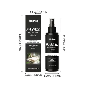 Dimensiones del frasco de spray textil Jakehoe 100ml y caja de embalaje
