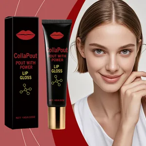 Siero lucidalabbra nutriente in tubetto da 15g con modella per labbra sane e idratate.