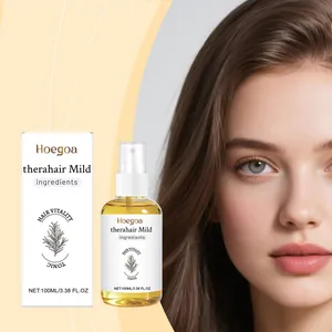 Hoegoa scalp care serum spray 100ml with retail packaging and hair care context