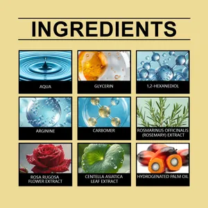 Vista detallada de los ingredientes naturales del aceite corporal OCEAURA.