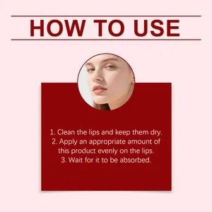 Guida alle istruzioni su come utilizzare il siero labbra per l'idratazione.