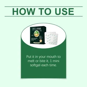 Instruction guide showing how to use shilajit dual-core essence beads for body metabolism