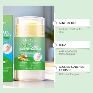 OceAura Ureum Stick detail met ingrediënten zoals minerale olie voor hydratatie