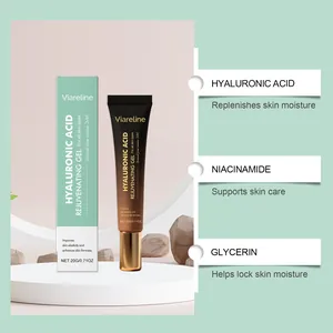 Détails du gel rajeunissant à l'acide hyaluronique Viareline avec niacinamide et glycérine