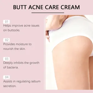 Detailansicht der Akne-Creme für das Gesäß für sanfte Feuchtigkeit und Akne-Behandlung