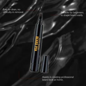 Dettaglio della penna per barba EAST MOON a quattro punte per un look professionale