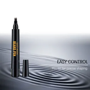 Dettaglio della penna per barba East Moon con punta a quattro punte per modellazione.