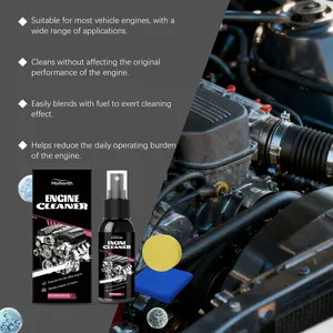 Professionelles Motorreiniger-Set mit 50ml Spray, Schwamm und Tuch zur Autopflege