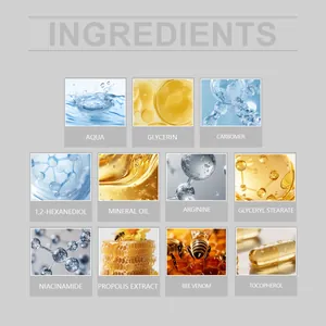 Liste détaillée des ingrédients de la crème de soin hydratante au venin d'abeille et propolis