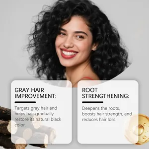 Dettaglio delle funzioni per la crescita dei capelli e miglioramento dei grigi.