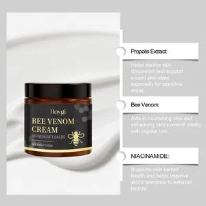Informations détaillées sur les ingrédients de la crème au venin d'abeille Hoygi