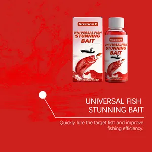 HOZONEX universal fish stunning bait attractant in 60ml bottle and packaging box